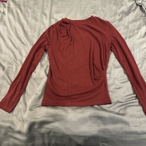 OGL Women's Long Sleeve Top - Deep Red